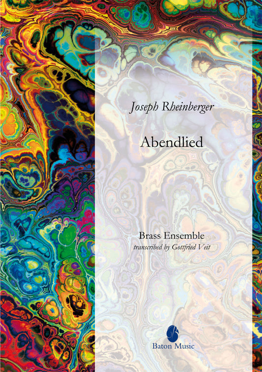 Abendlied - Joseph Rheinberger brass ensemble sheet music