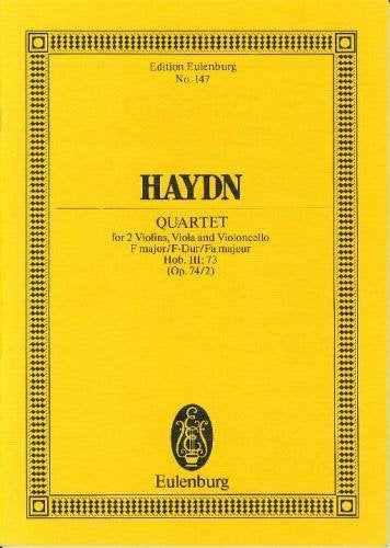 String Quartet F major op. 74/2 Hob. III: 73 - Haydn, Joseph