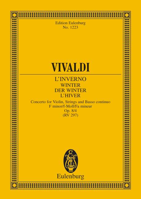 The Four Seasons op. 8/4 RV 297 / PV 442 - Vivaldi, Antonio