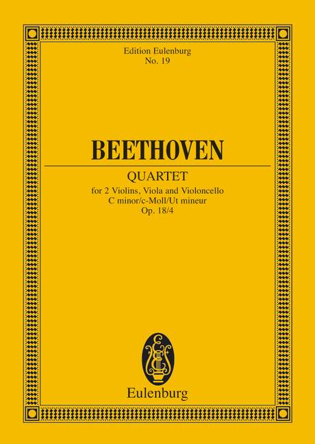 String Quartet C minor op. 18/4 - Beethoven, Ludwig van