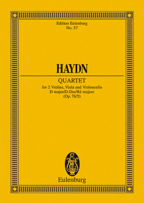 String Quartet D major, "Celebrated Largo" op. 76/5 Hob. III: 79 - Haydn, Joseph
