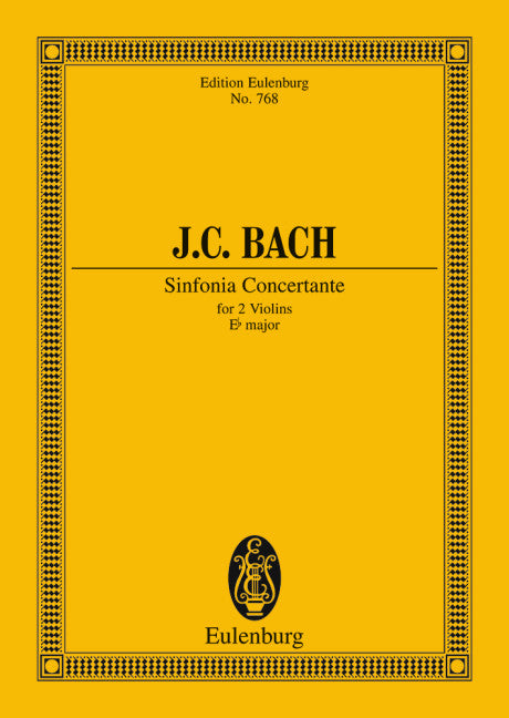 Sinfonia Concertante Eb Major - Bach, Johann Christian