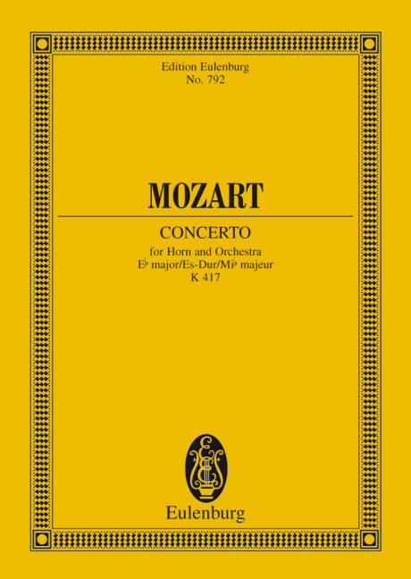 Horn Concerto No. 2 Eb major KV 417 - Mozart, Wolfgang Amadeus