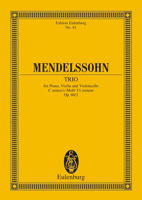 Piano Trio C minor op. 66 - Mendelssohn Bartholdy, Felix
