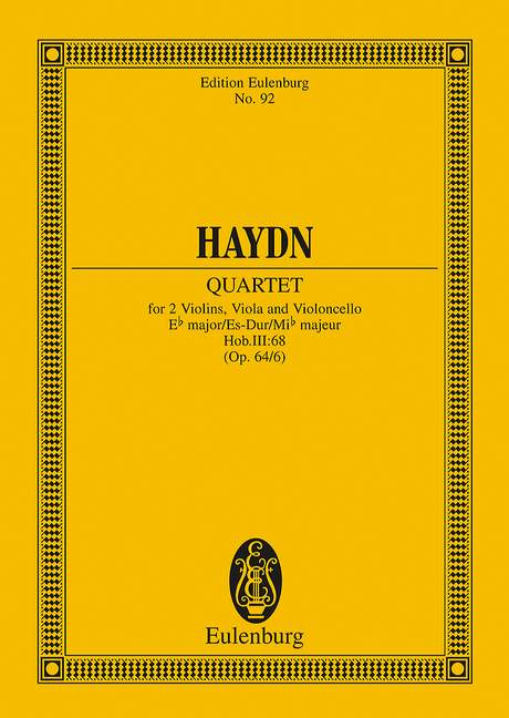 String Quartet Eb major op. 64/6 Hob. III: 68 - Haydn, Joseph