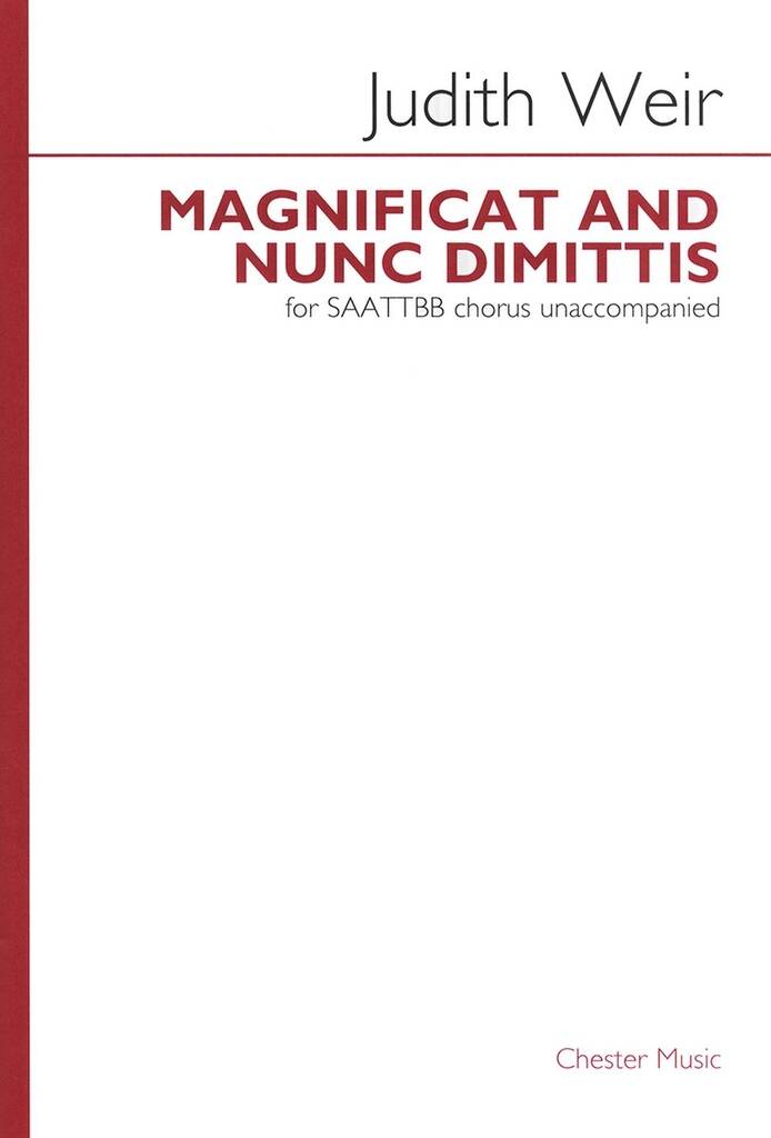 Magnificat And Nunc Dimittis - Judith Weir
