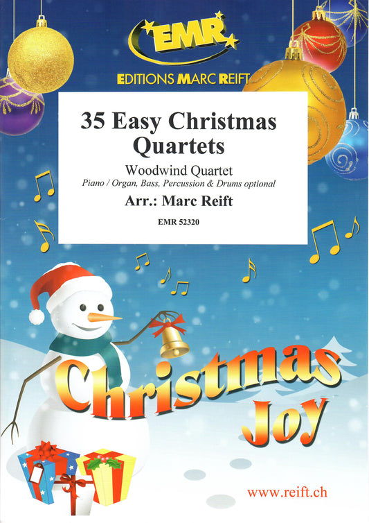 35 Easy Christmas Quartets