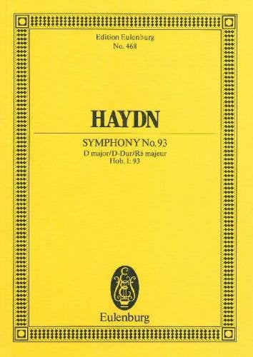 Symphony No. 93 D major, "Glocken" Hob. I: 93 - Haydn, Joseph