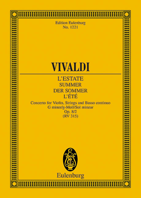 The Four Seasons op. 8/2 RV 315 / PV 336 - Vivaldi, Antonio