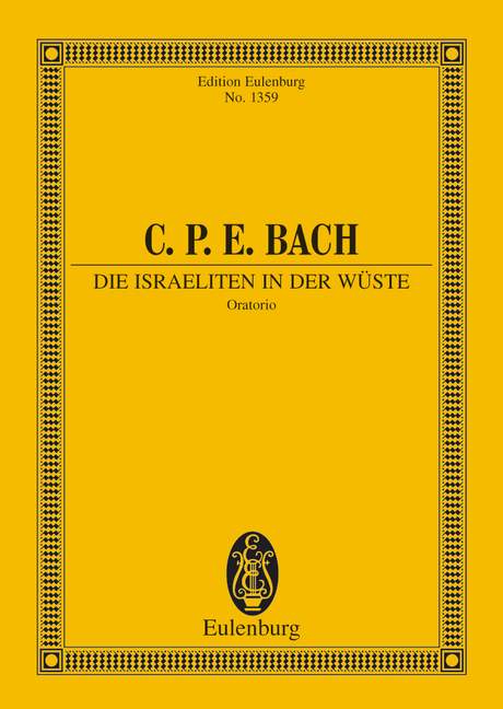 The Israelites in the Wilderness H 775 - Bach, Carl Philipp Emanuel