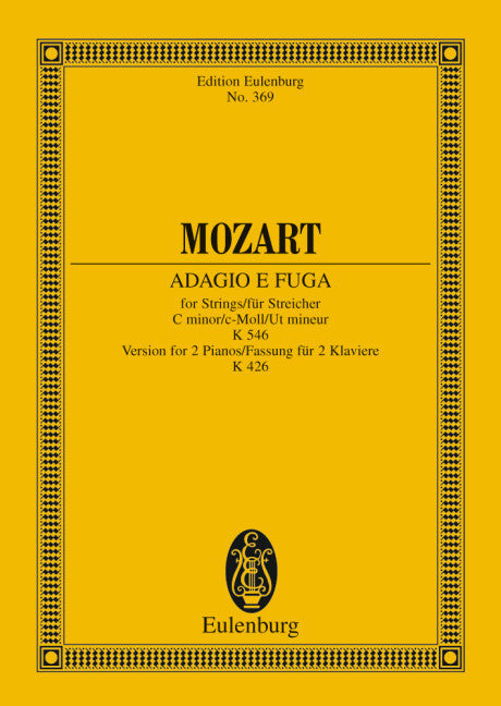 Adagio and Fugue C minor KV 546 - Mozart, Wolfgang Amadeus