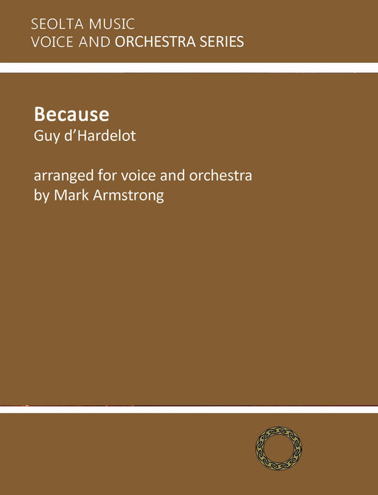 because-voice-orchestra-hardelot-sheet-music