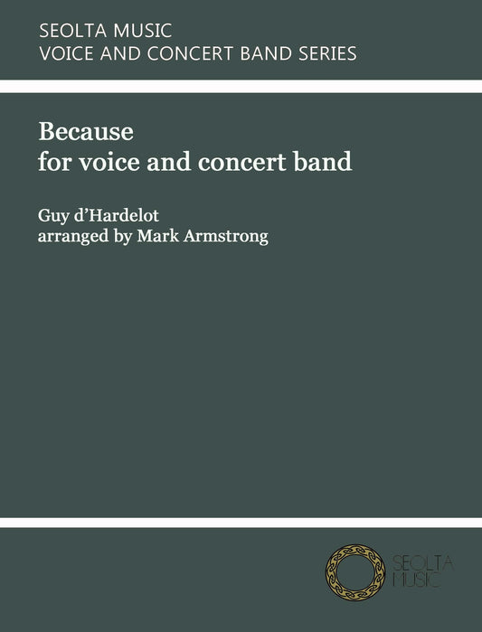 because-voice-band-hardelot-sheet-music