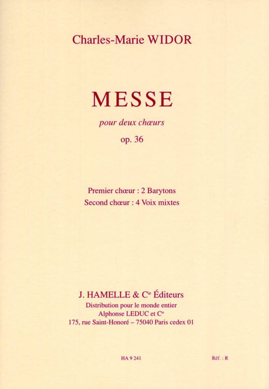 Mass Op. 36 - C. M. Widor
