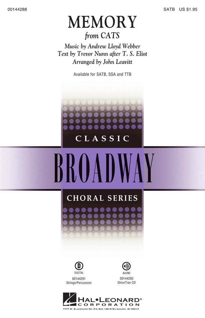 Memory (from Cats) - A. L. Webber