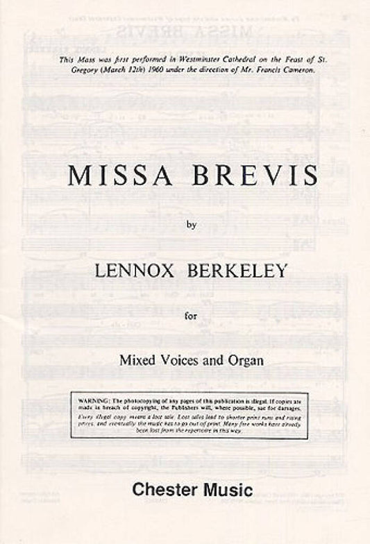 Missa Brevis Op.57 (Original Latin Version)